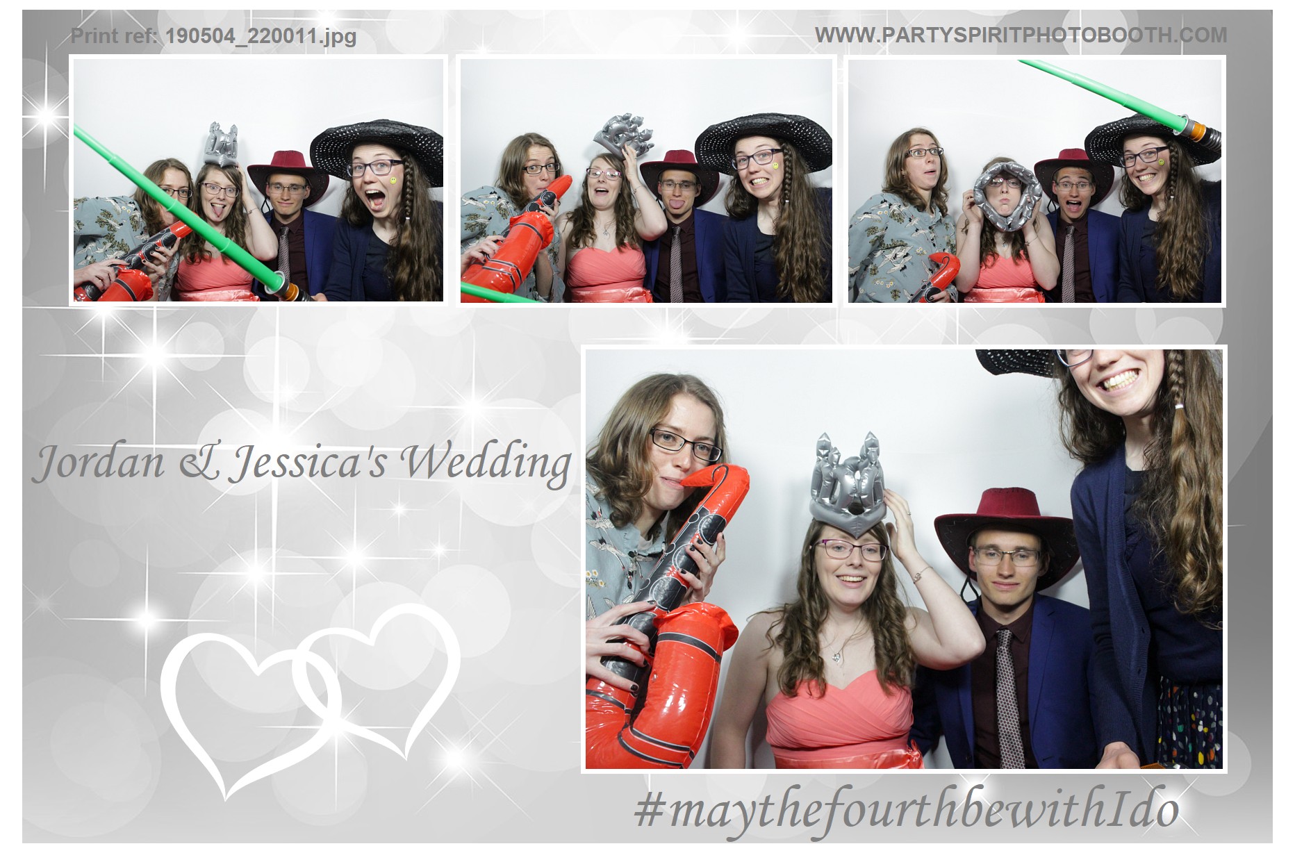 Jordan and Jessica's Wedding | View more photos from the event at gallery.partyspiritphotobooth.com/u/PartySpiritPhotoBooth/Jordan-and-Jessicas-Wedding